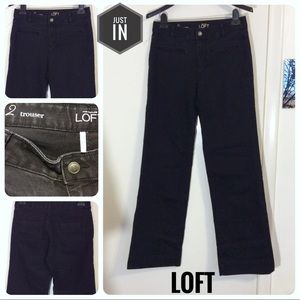 Ann Taylor Loft Black Trouser Jeans